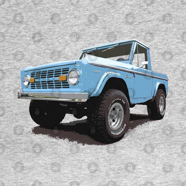 Ford Bronco - stylized color by mal_photography